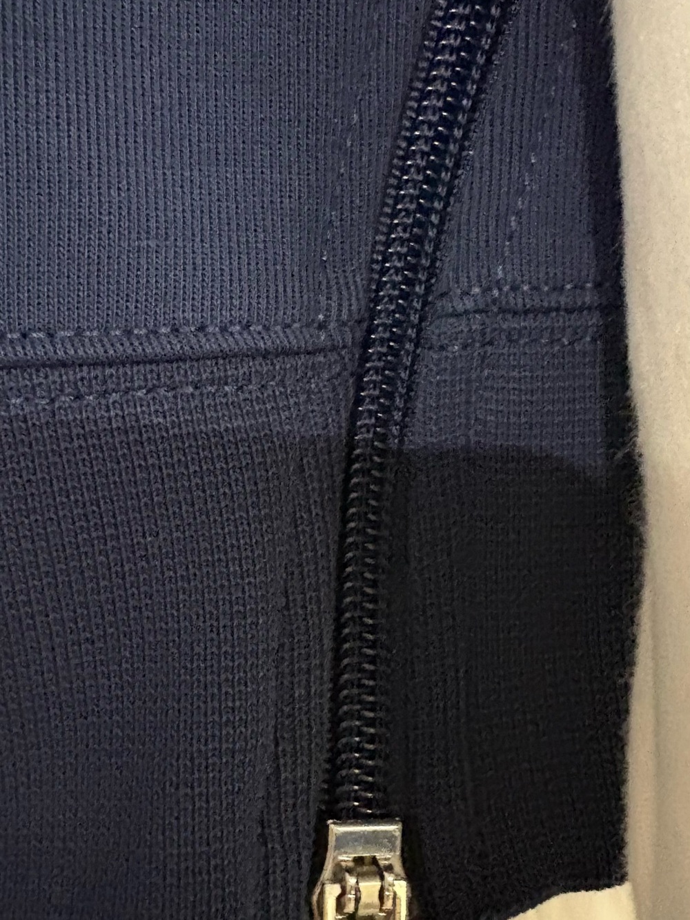 Ralph Lauren Navy and White Color block Hoodie - Picture 6 of 6